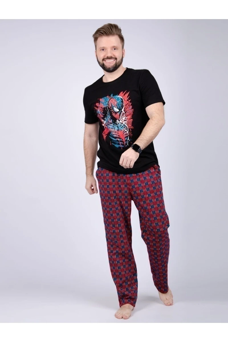 Пижама с брюками Джейсон (черный)