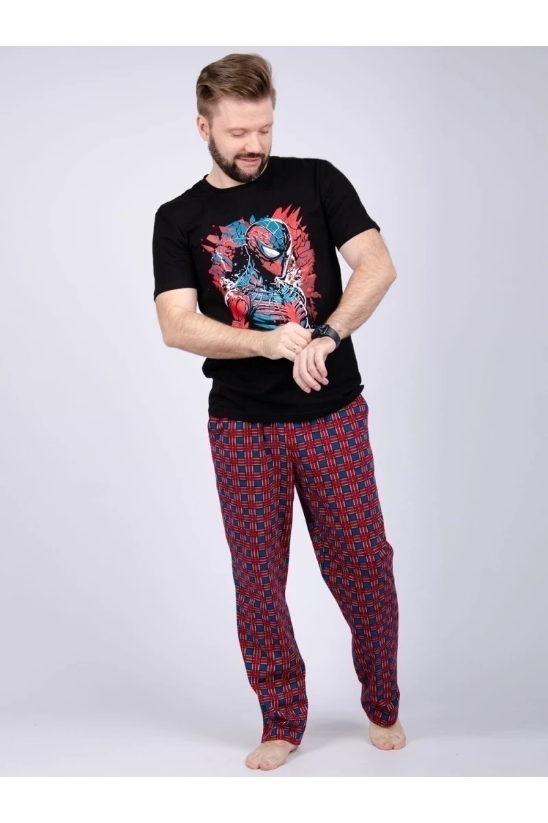 Пижама с брюками Джейсон (черный)