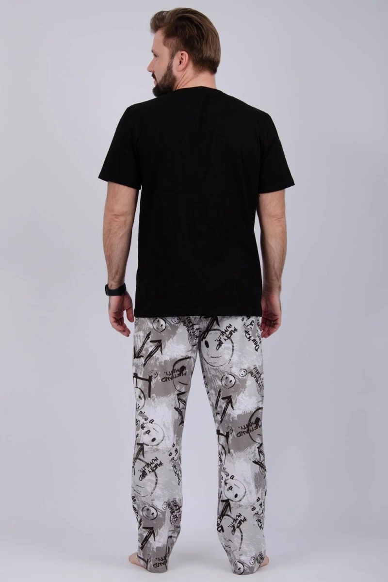 Пижама с брюками Неро (черный)