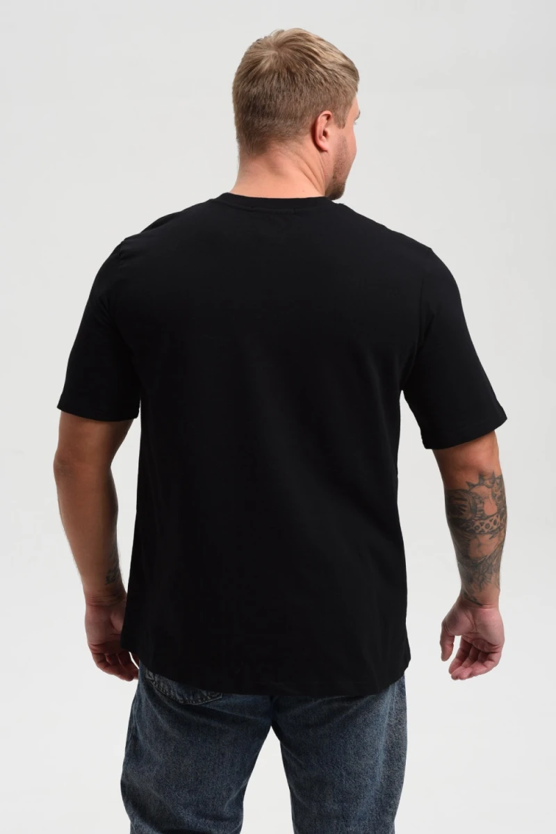 Футболка 8539 (черный+вредина)