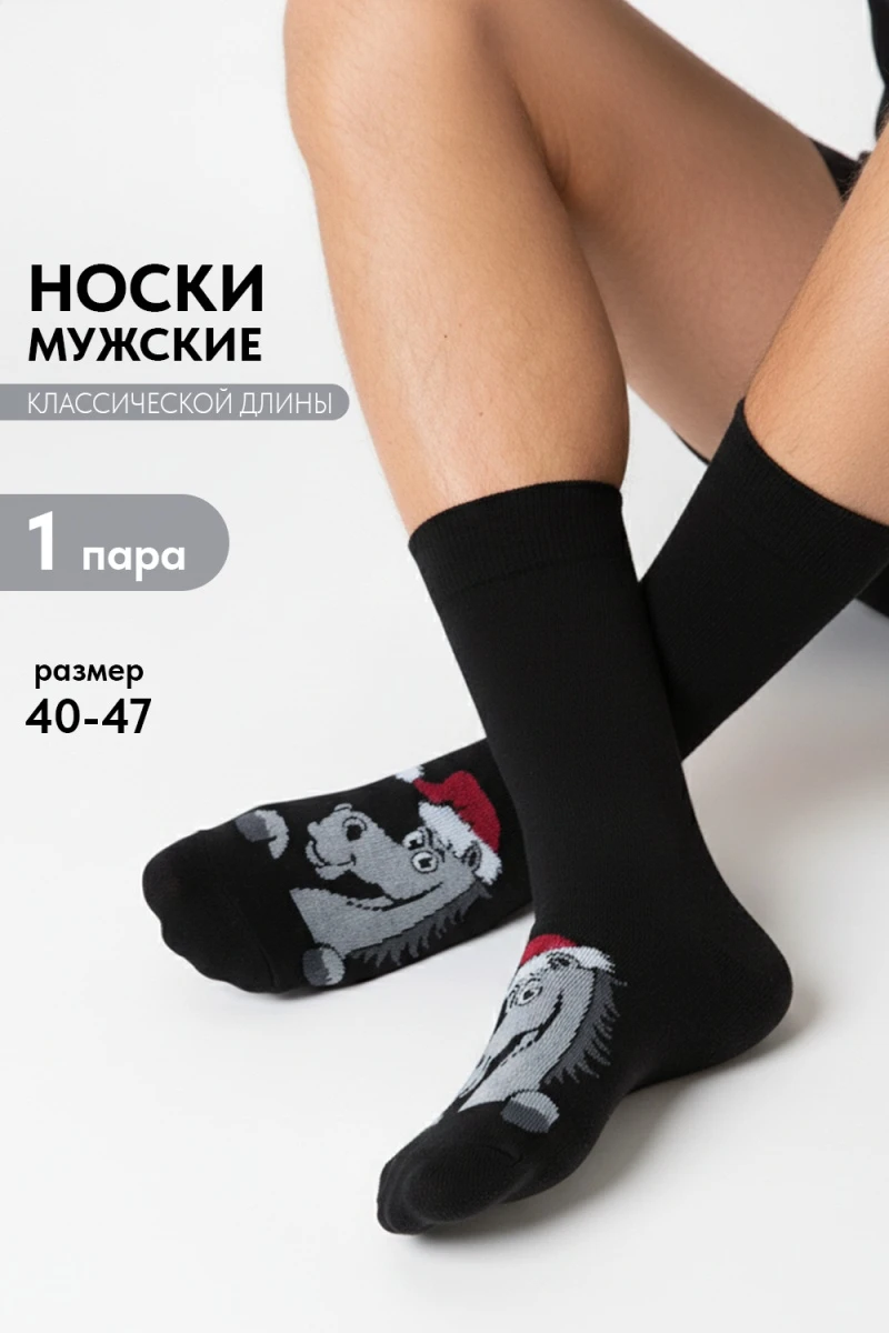 Носки стандарт Лукас (черный)