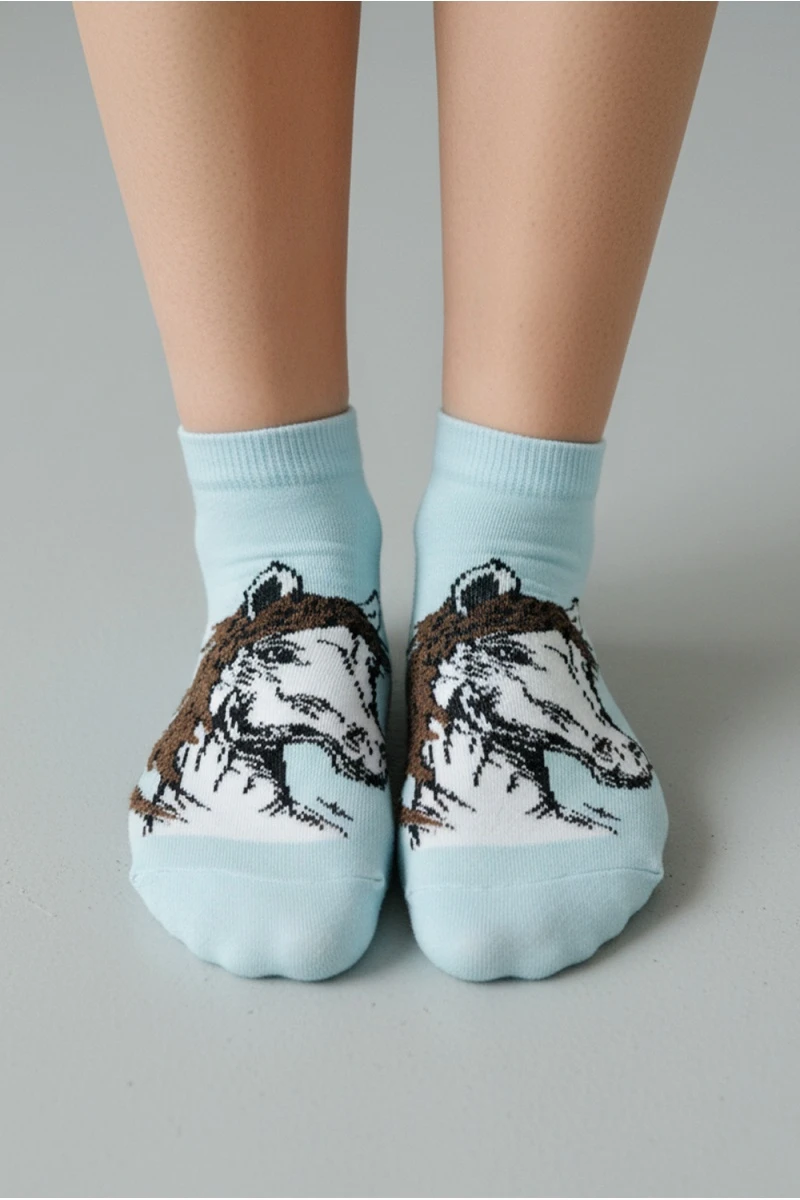 Носки стандарт Подкова (набор 2 пары) (голубой)