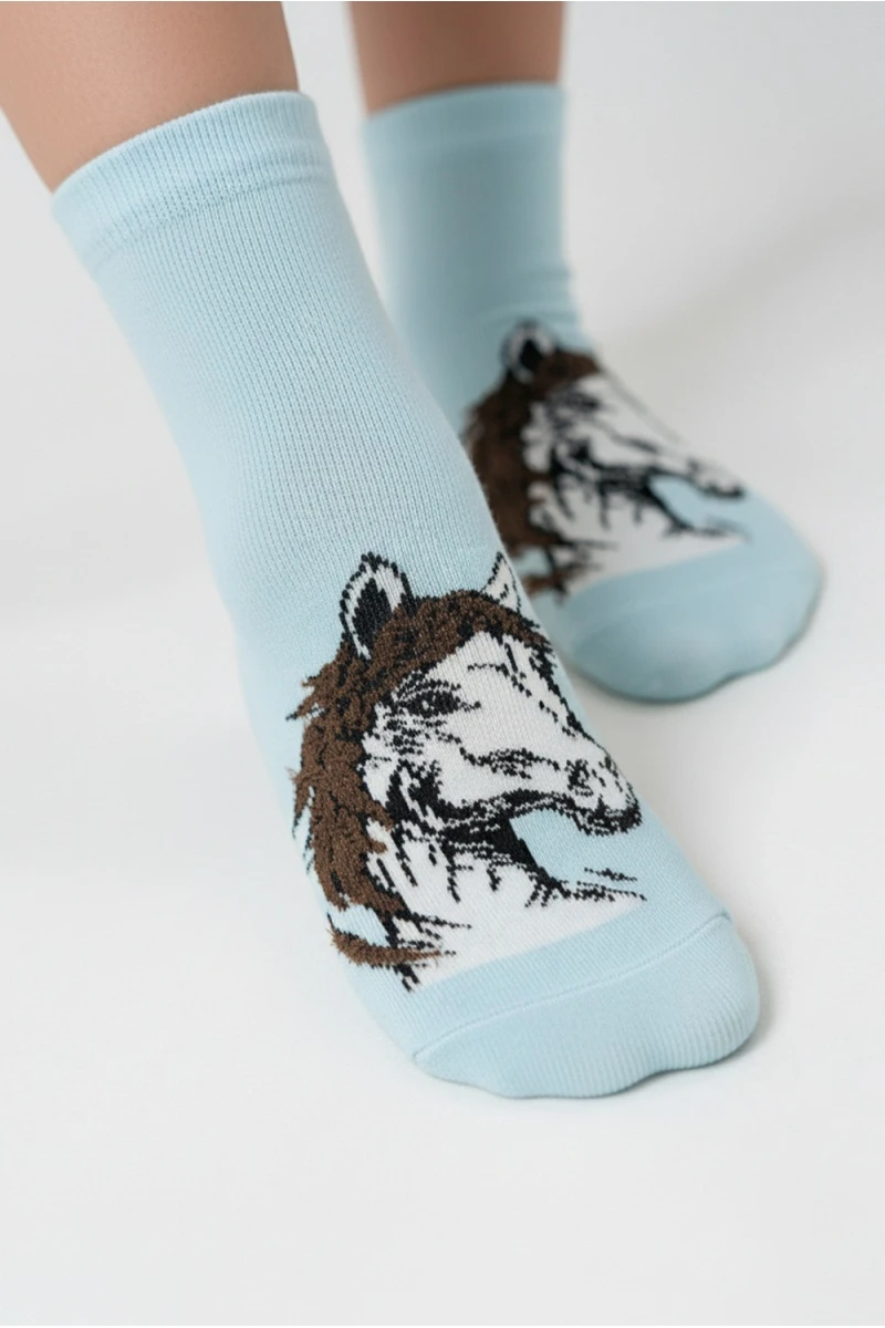 Носки стандарт Подкова (набор 2 пары) (голубой)