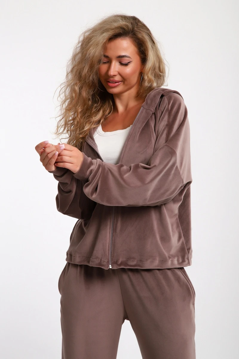 Костюм с брюками 061 (капучино)