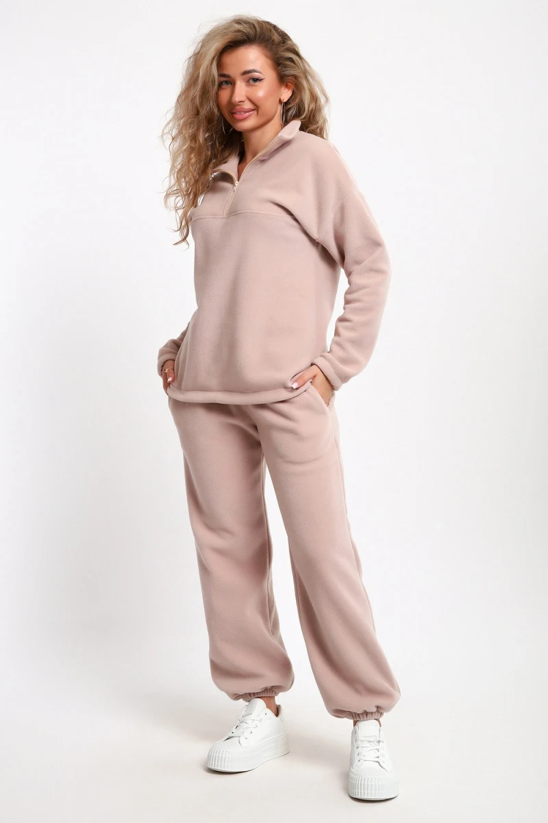 Костюм с брюками 060 (бежевый)