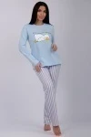 Пижама с брюками Ути-пути (голубой)