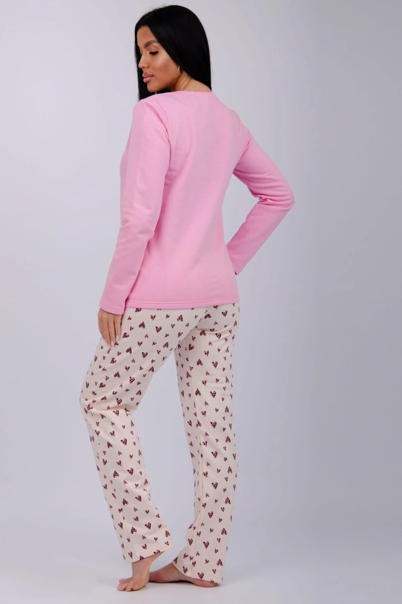 Пижама с брюками Гномы (розовый)