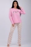 Пижама с брюками Гномы (розовый)