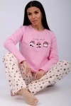 Пижама с брюками Гномы (розовый)