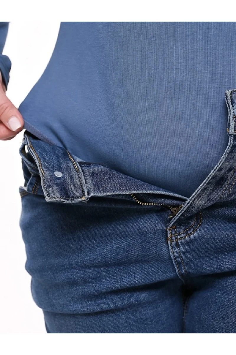 Комбидресс с вырезом (индиго)