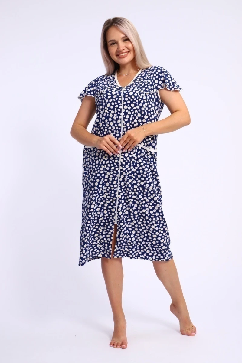 Халат 274 (темно-синий)