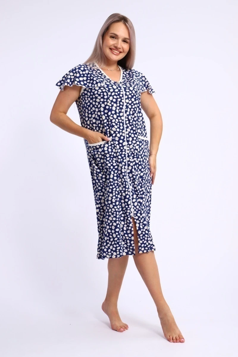 Халат 274 (темно-синий)