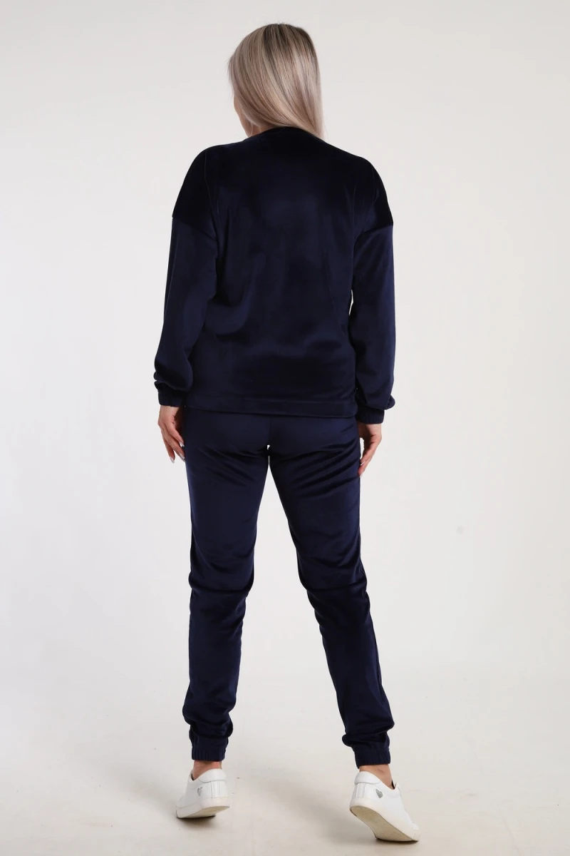 Костюм с брюками 633 Зимушка (темно-синий)