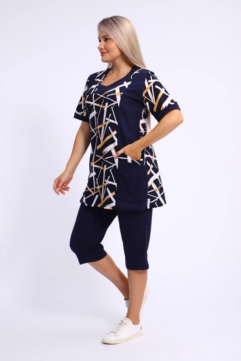 Костюм с бриджами 260 (темно-синий)