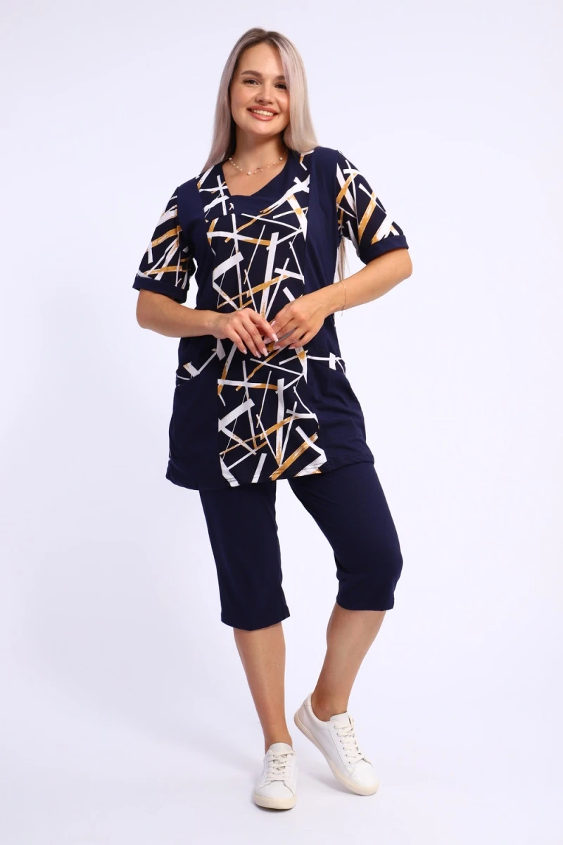 Костюм с бриджами 260 (темно-синий)