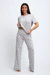 Пижама с брюками 307 (светло серый)