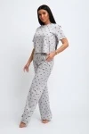 Пижама с брюками 307 (светло серый)