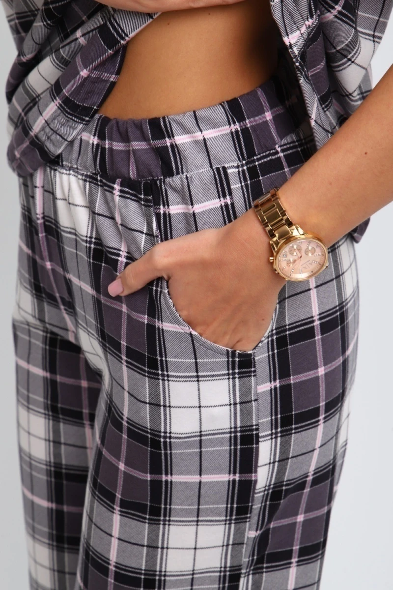 Пижама с брюками 306 (серый)