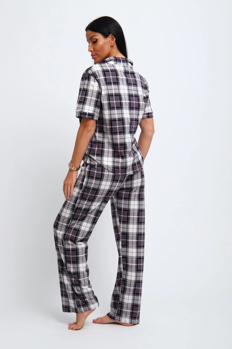 Пижама с брюками 306 (серый)