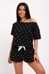 Пижама с шортами 297 (черный)