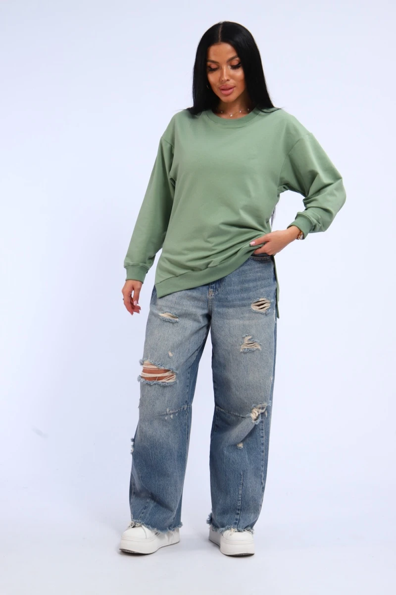 Свитшот 303 (светло-зеленый)