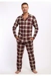 Пижама с брюками 802 Оливер (бордовый)