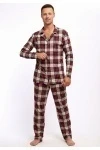 Пижама с брюками 802 Оливер (бордовый)