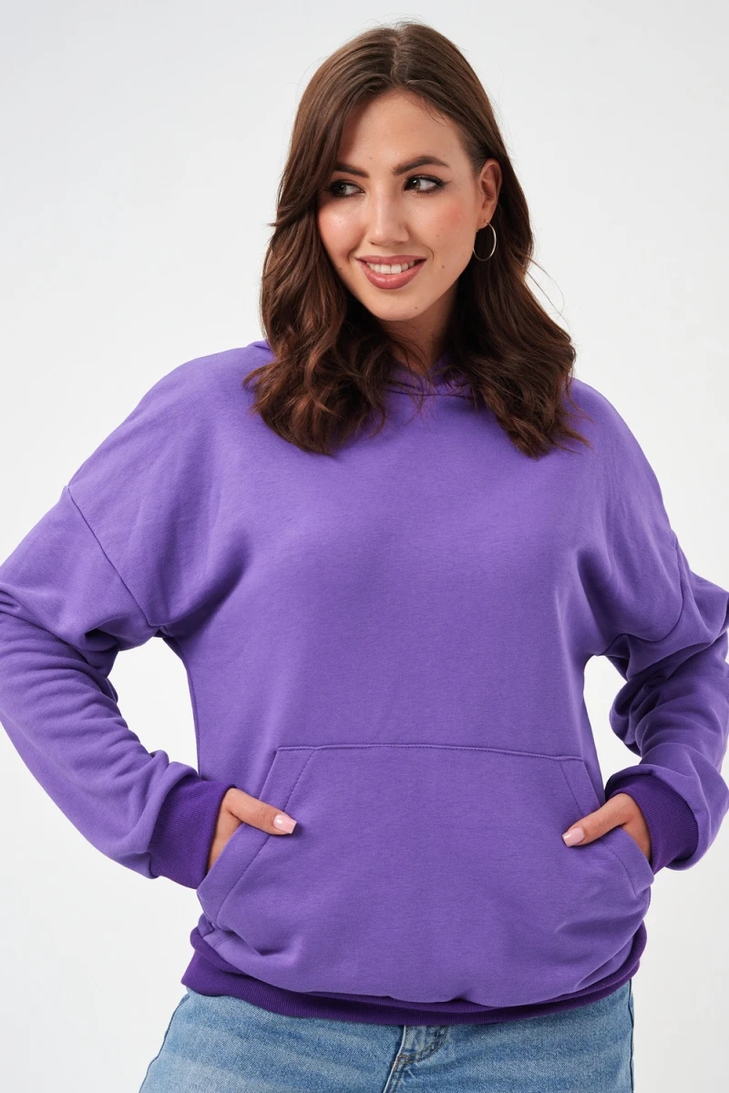 Толстовка 52717 (сиреневый)