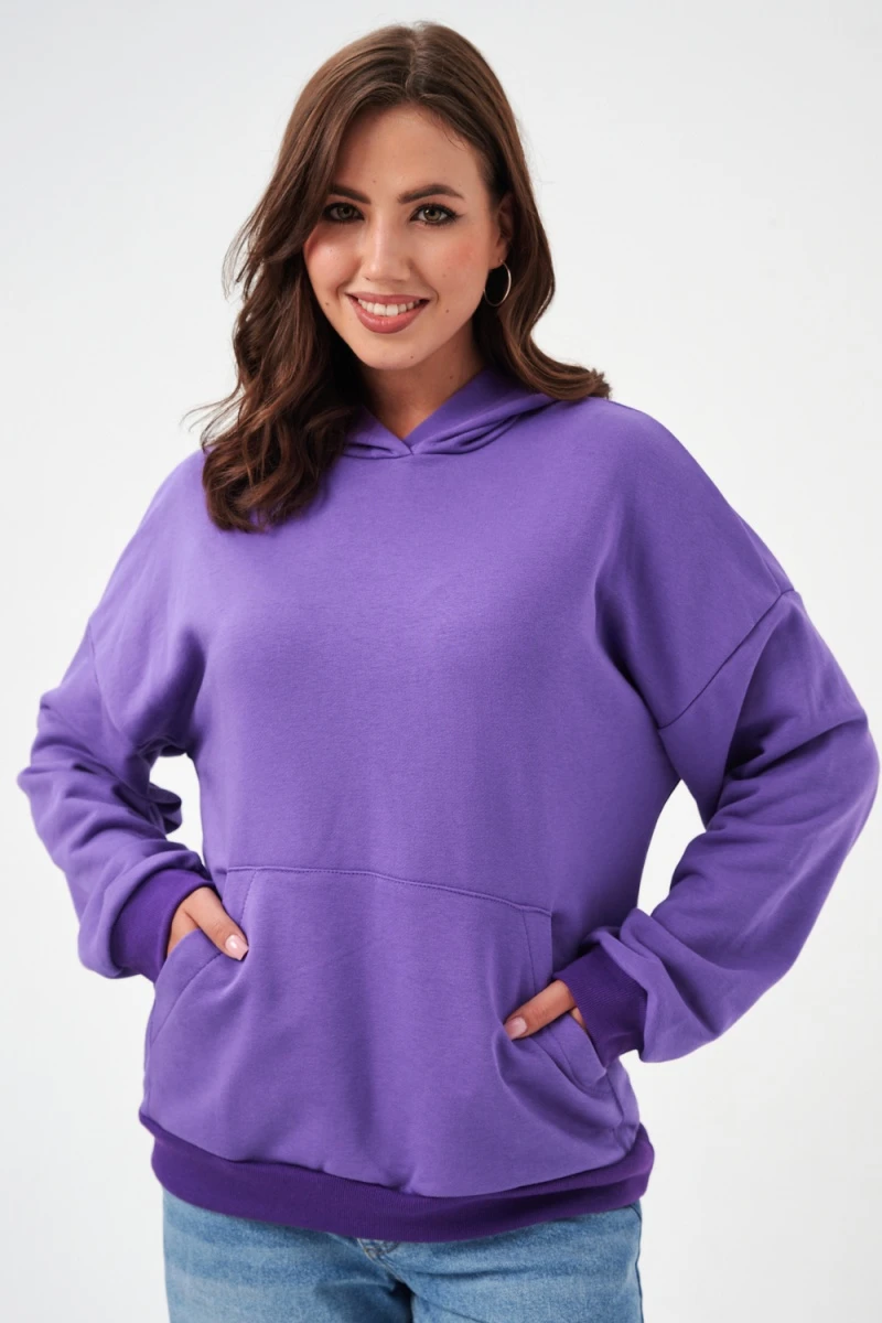 Толстовка 52717 (сиреневый)