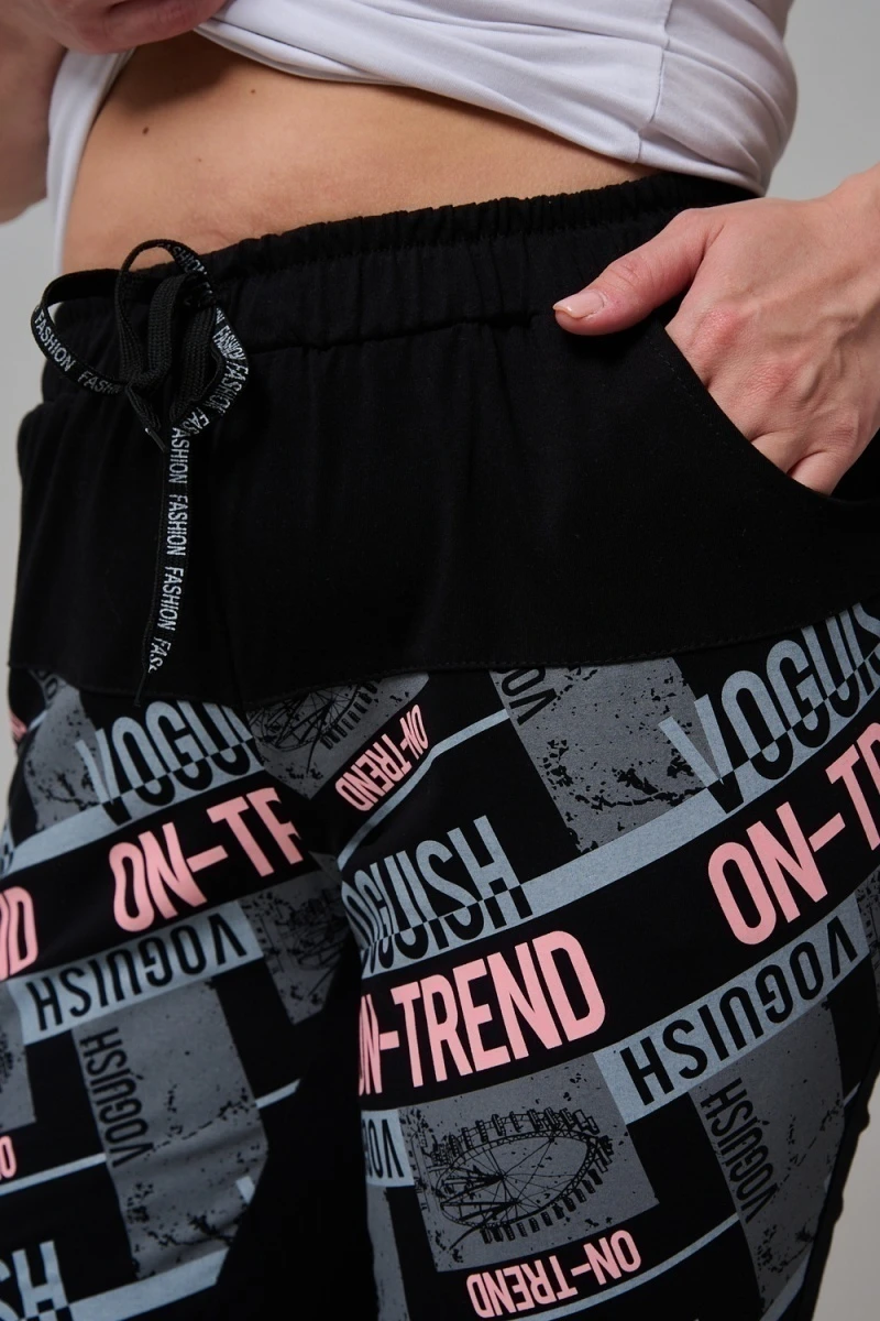 Брюки 7496 (черный)