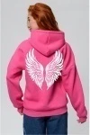 Толстовка 8578 (розовый +ангел)