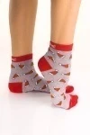 Носки стандарт Рождество (набор 3 пары) (белый, красный, серый)