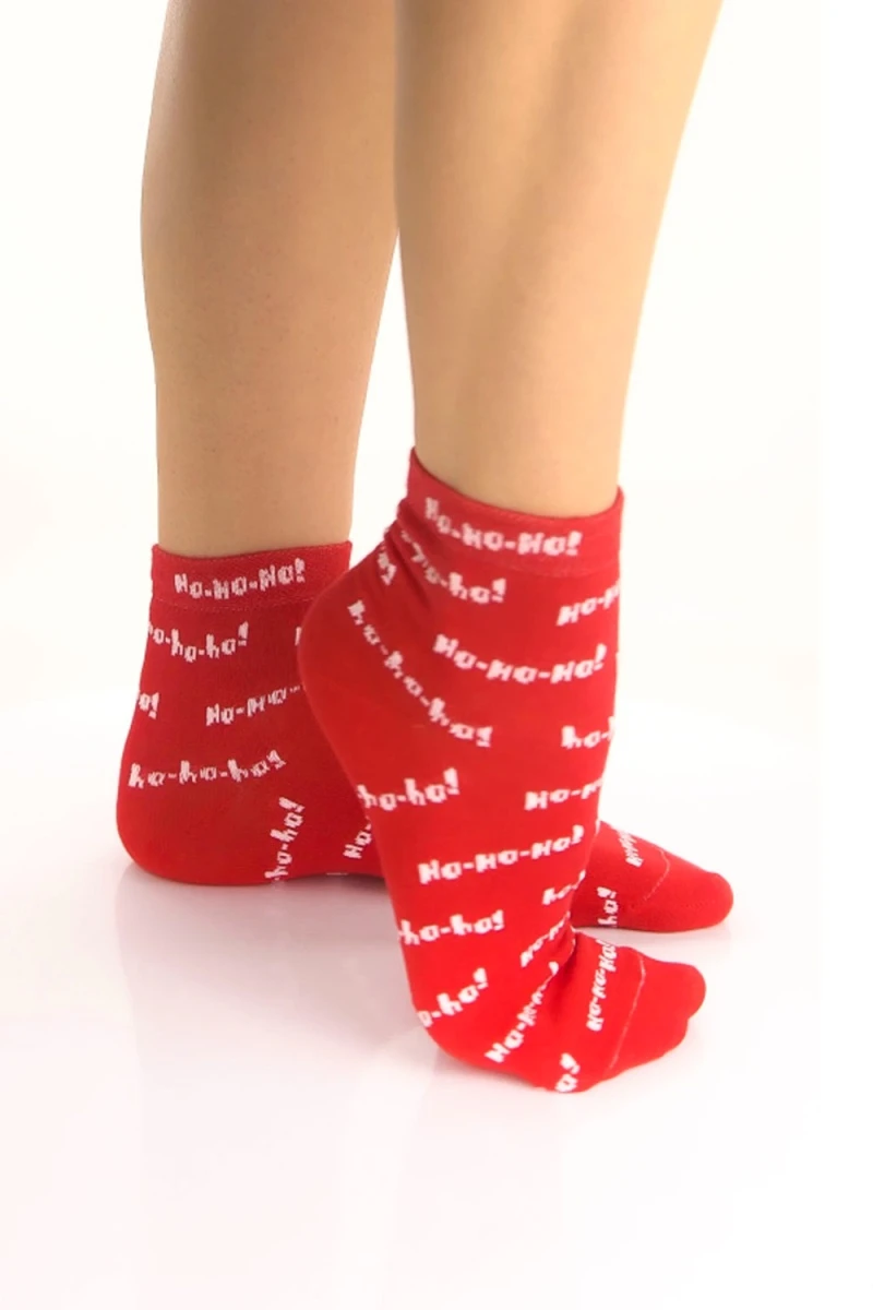 Носки стандарт Рождество (набор 3 пары) (белый, красный, серый)