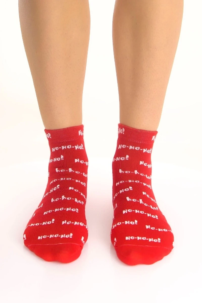 Носки стандарт Рождество (набор 3 пары) (белый, красный, серый)