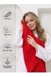Полотенце Софатекс 70 * 140 для ванной и бани bs (красный)