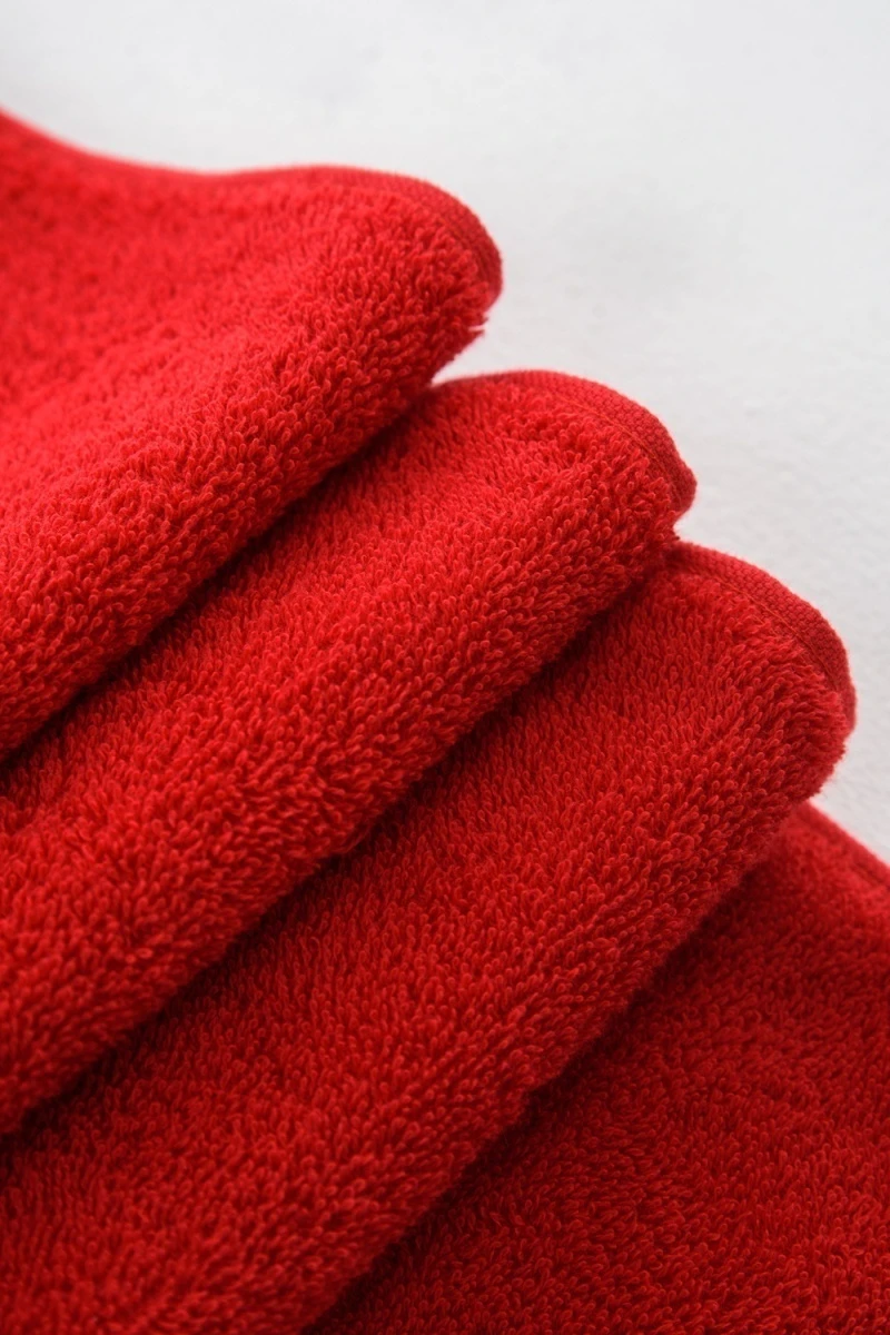 Полотенце Софатекс 70 * 140 для ванной и бани bs (красный)