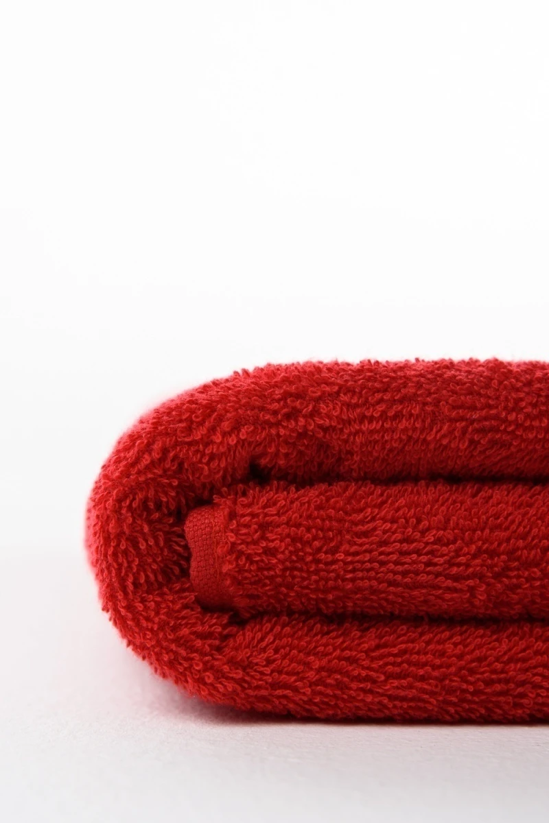 Полотенце Софатекс 70 * 140 для ванной и бани bs (красный)