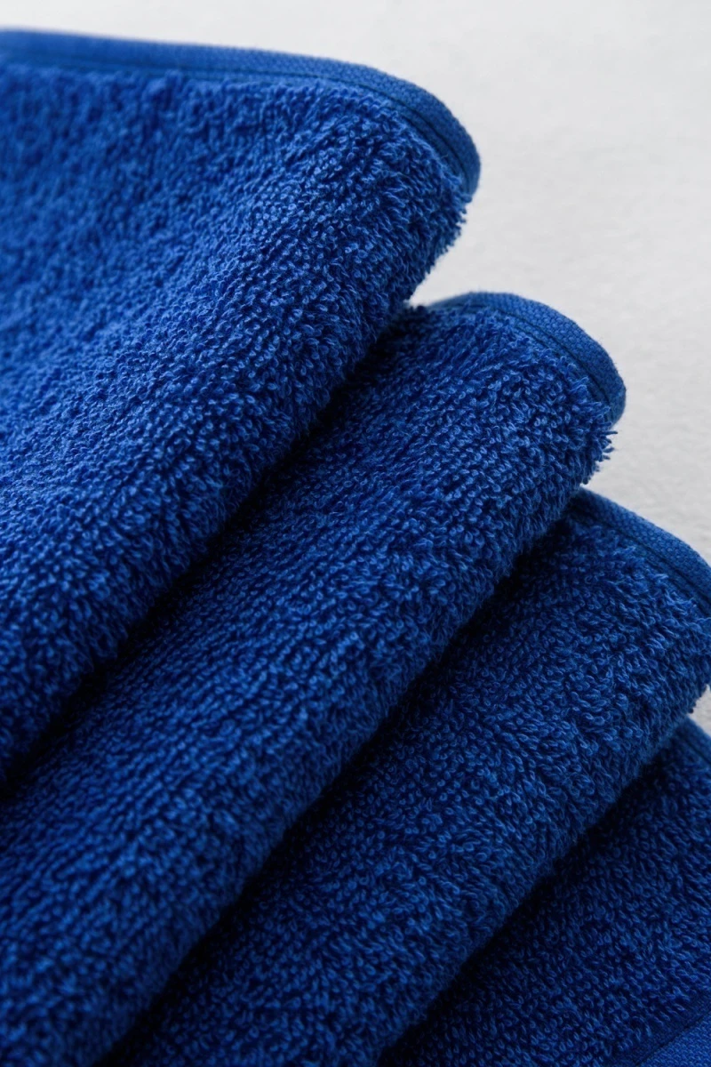 Полотенце Софатекс 70 * 140 для ванной и бани bs (синий)