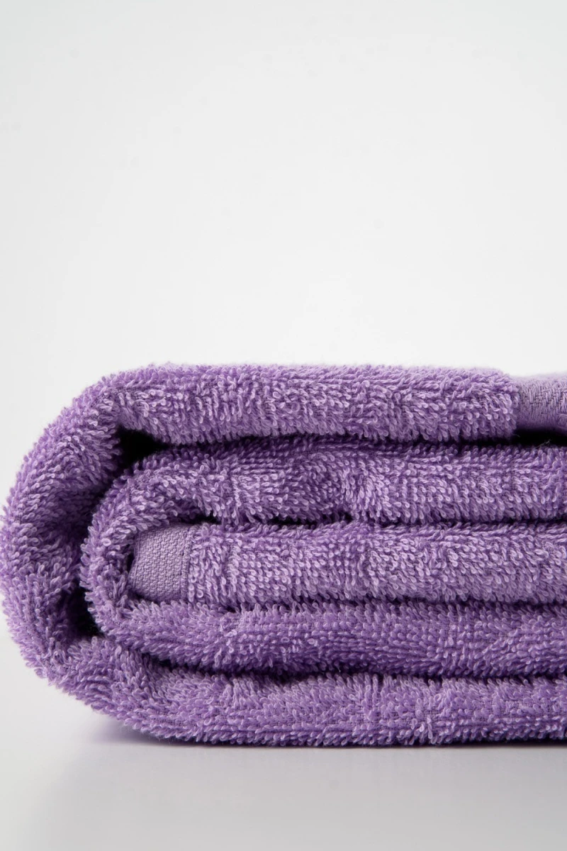 Полотенце Софатекс 70 * 140 для ванной и бани bs (сирень)