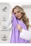Полотенце Софатекс 70 * 140 для ванной и бани bs (сирень)