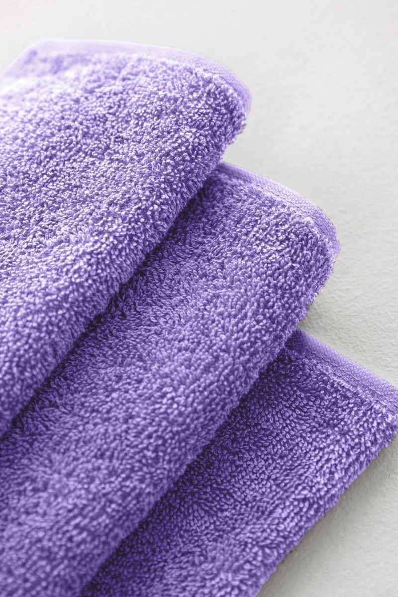 Полотенце Софатекс 70 * 140 для ванной и бани bs (сирень)
