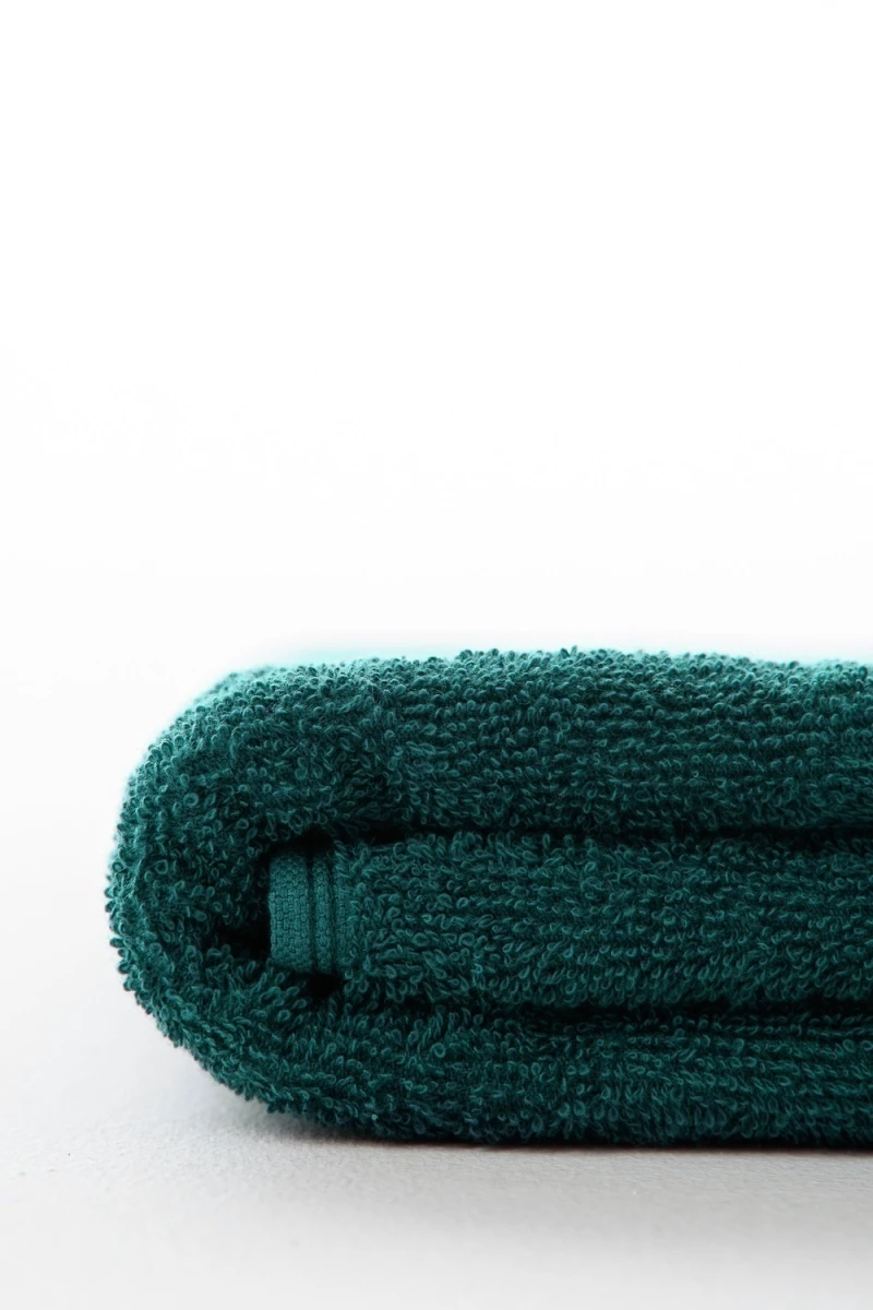 Полотенце Софатекс 70 * 140 для ванной и бани bs (темно-зеленый)