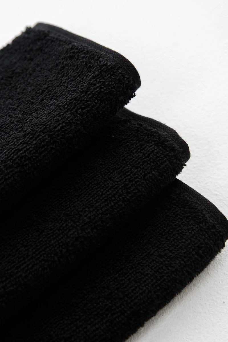 Полотенце Софатекс 70 * 140 для ванной и бани bs (черный)