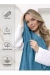 Полотенце Софатекс 70 * 140 для ванной и бани bs (морская волна)