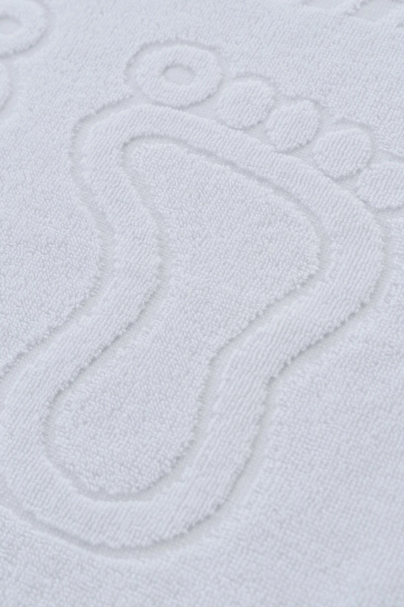 Полотенце Софатекс 50 * 70 коврик ножки 2шт (белый)