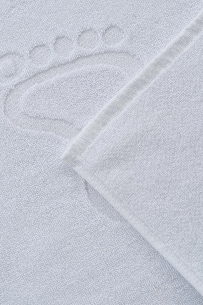 Полотенце Софатекс 50 * 70 коврик ножки 2шт (белый)