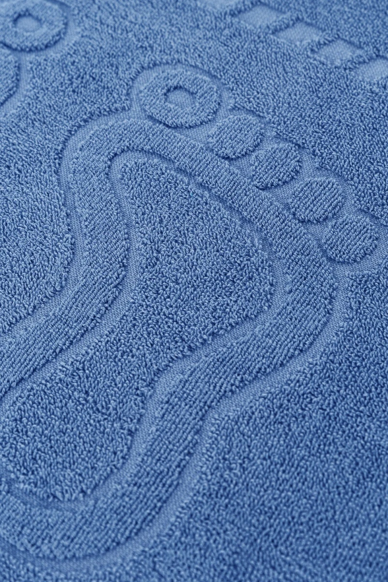 Полотенце Софатекс 50 * 70 коврик ножки 2шт (голубой)