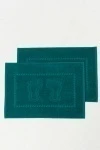 Полотенце Софатекс 50 * 70 коврик ножки 2шт (зеленый)