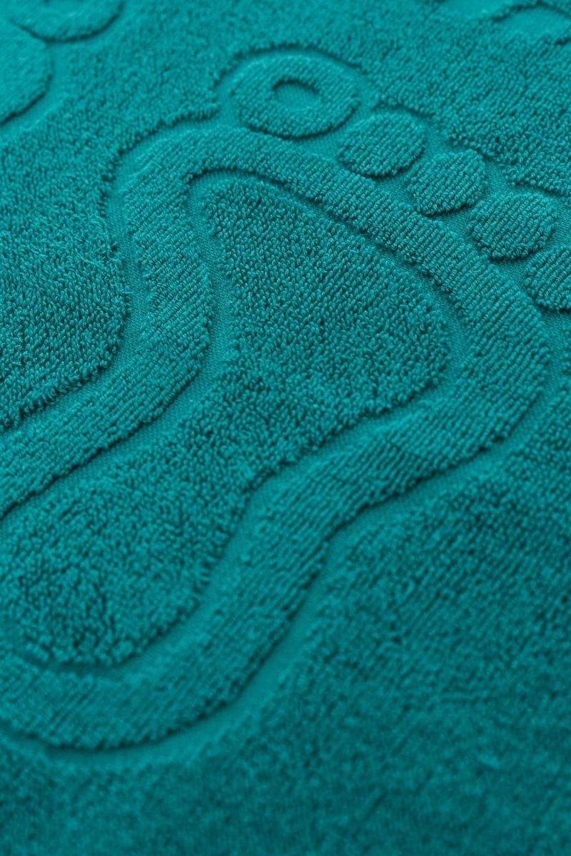 Полотенце Софатекс 50 * 70 коврик ножки 2шт (зеленый)