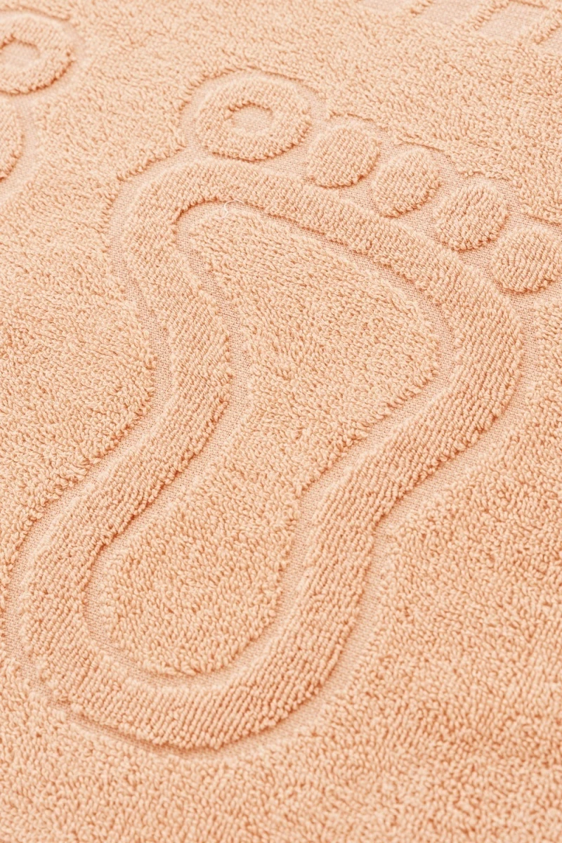 Полотенце Софатекс 50 * 70 коврик ножки 2шт (персик)